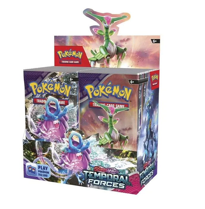 Pokemon - Scarlet & Violet - Temporal Forces - Booster Box (36 Boosters Packs)