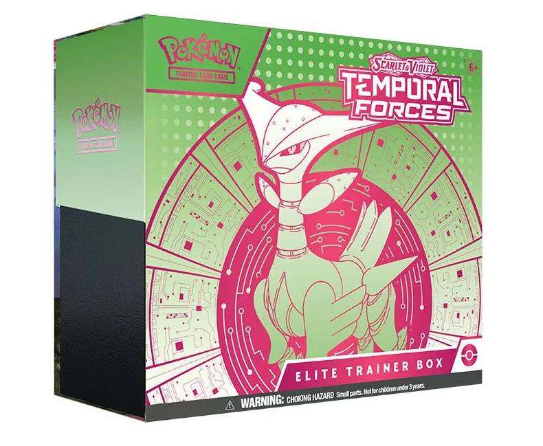 Pokemon - Scarlet & Violet - Temporal Forces - Elite Trainer Box Iron Leaves